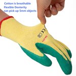Work Safety Gloves Supplier - SNELL Safety 10 Gauge Cotton Latex