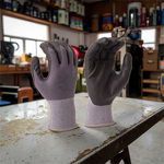 Nitrile Foam Gloves Manufacturer - SNELL OEM Logo Palm Dipped