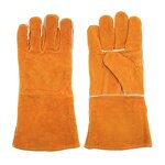 Leather Welding Gloves Supplier - Snell Safety Custom Color 14 Inches