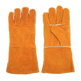 Leather Welding Gloves Supplier - Snell Safety Custom Color 14 Inches