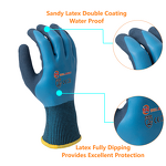 Double Coating Gloves Supplier - SNELLsafety Customized Latex Sandy