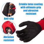 Latex Crinkle Gloves Supplier - China Factory Produced EN388