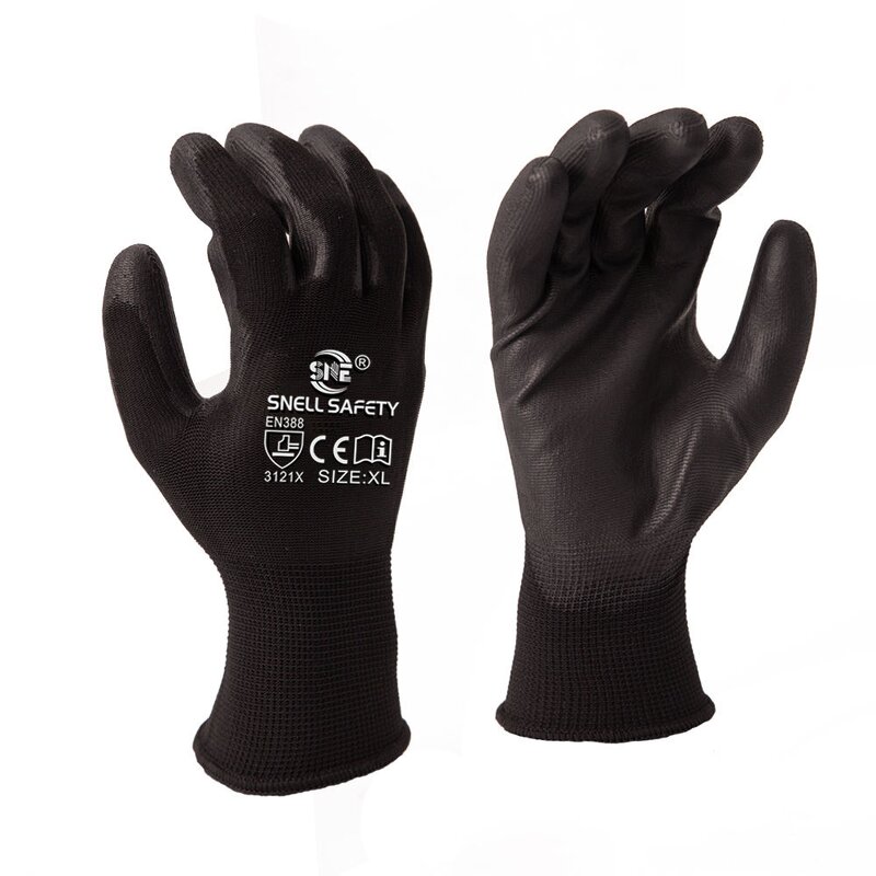 Work Glove Manufacturer - Snell Safety Black General Purpose