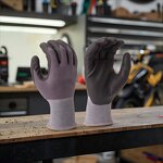 Nitrile Foam Gloves Manufacturer - SNELL OEM Logo Palm Dipped