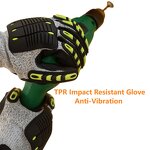 Impact Gloves Manufacturer - Wholesale Custom TPR Cotton for Oilfield