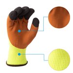 Winter Safety Gloves Supplier - Snell Safety Latex Coated Hi-Vis