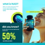 Oem Private Label 60 Capsules Nad Capsule for Skin Health and Support Nad+ Supplement for Energy Nad Supplement