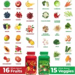 OEM Superfood Multivitamins Capsules Fruit and Vegetable Supplement Capsules Support Immune System Health
