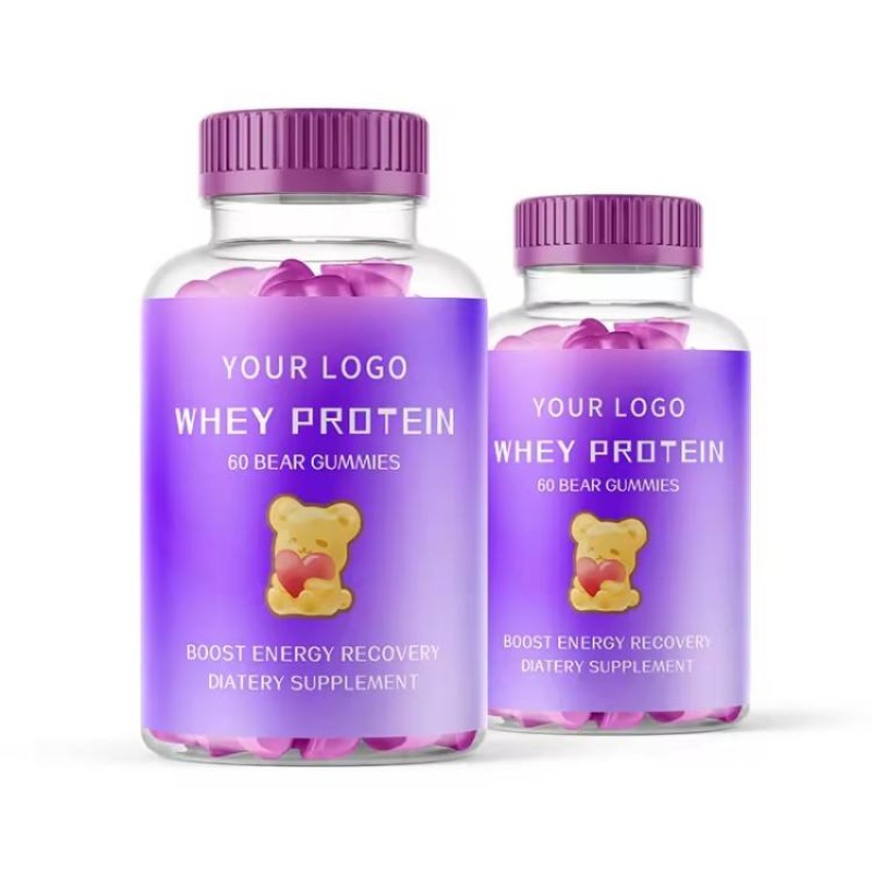 OEM Private Label Protein Collagen Gummies Energy Boost Creatine Protein Powder Gym Supplement Whey Protein Gummy
