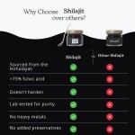 GMP HACCP Certificated OEM Premium Quality Pure Himalayan Organic Shilajit Resin with Rich Fulvic Acid Sourced From Himalayas