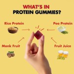 Private Label Vegan Whey Protein Gummies Supplements Gummy Sugar Free Vegan 20g Protein Gummies Supports Muscle Strength Growth