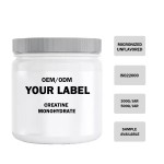 Factory OEM Private Labels 500g Creatine Monohydrate Pure Powder 200 Mesh Dietary Supplement for Muscle Building