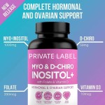 OEM ODM Myo Inositol Capsules Supplement Support Folate Vitamin Women Inositol D-Chiro Inositol Capsule