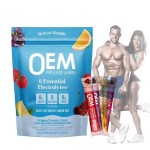 Private Label Vitamin Sport Nutrition Natural Hydration Electrolytes Powder Sachets Oem Private Label