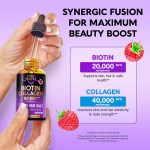 OEM ODM Supplier Supply Biotin Collagen Vitamins for Hair Growth Support B7 Supplement Strong Nails & Healthy Skin