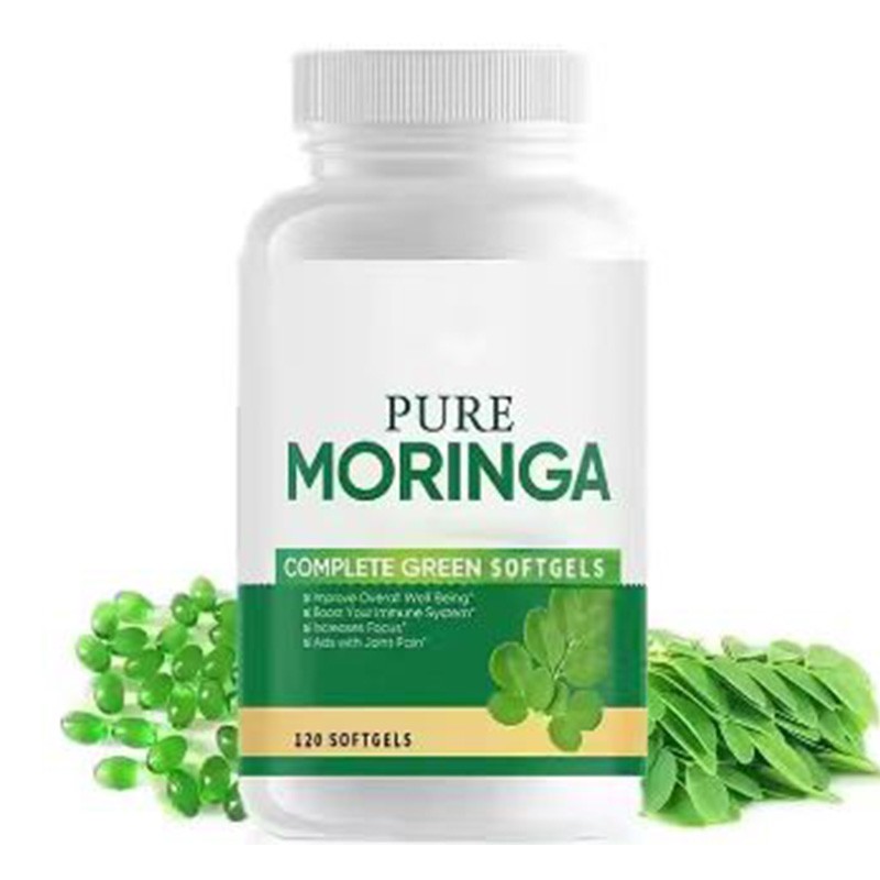 OEM ODM OBM Private Label Moringa Capsules Anti-age Supplement Moringa Leaf Extract Gummies