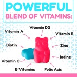 Private Label Vitamin Supplements Bear Shape Vegan Gummy Candy Biotin Gummies Support Strong Hair Nail Growth Skin Healthy