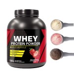 OEM Private Label Strawberry Flavor Gold Whey Protein Powder Original Vegan Natural Protein Powder