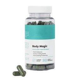 OEM ODM Herbal Supplement Body Chlorophyll Capsules 30 Vegan Capsules for Detox Digestion Gut Health Skin Support Oily Skin
