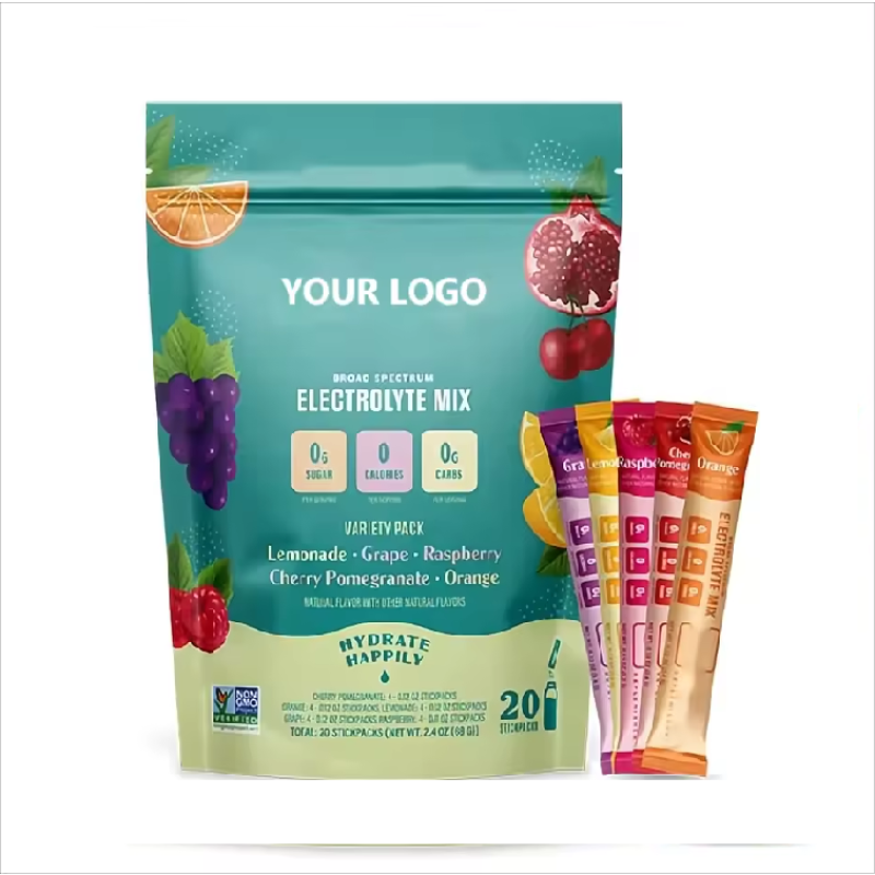 OEM Products Sports Nutrition Energy Drink Multi Flavored Electrolyte Powder Packets Hydration Electrolytes Powder