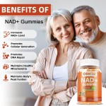 OEM/ODM Factory Supply Health Care Supplement 750mg Nicotinamide Adenine Dinucleotide NAD+ Gummies Support Energy