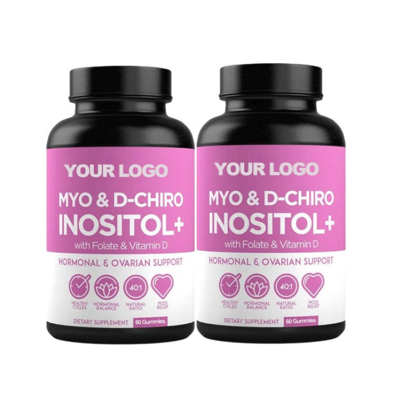 OEM ODM Myo Inositol Capsules Supplement Support Folate Vitamin Women Inositol D-Chiro Inositol Capsule