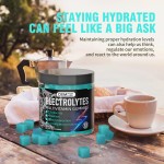 OEM Hydration Electrolyte Chews Supplement Muscle Growth Sugar Free Multivitamin Electrolyte Gummies