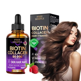 OEM ODM Supplier Supply Biotin Collagen Vitamins for Hair Growth Support B7 Supplement Strong Nails & Healthy Skin