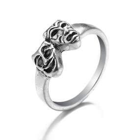 Retro Cast Ring New Arrival Stylish Punk Style Old Finger Joint Ring Fashionable Alloy Jewelry From Decorative Industry