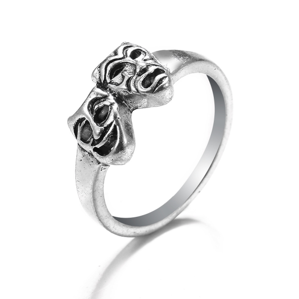 Retro Cast Ring New Arrival Stylish Punk Style Old Finger Joint Ring Fashionable Alloy Jewelry From Decorative Industry