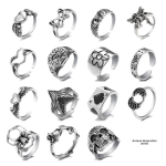 Retro Cast Ring New Arrival Stylish Punk Style Old Finger Joint Ring Fashionable Alloy Jewelry From Decorative Industry