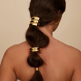 Vintage Metal Semi-Arc Hair Tie Explosive Hair Accessories