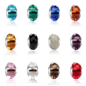 Factory Wholesale Large-Hole DIY Multi-Color Crystal Beads for Creating Beaded Bracelets & Jewelry Accessories