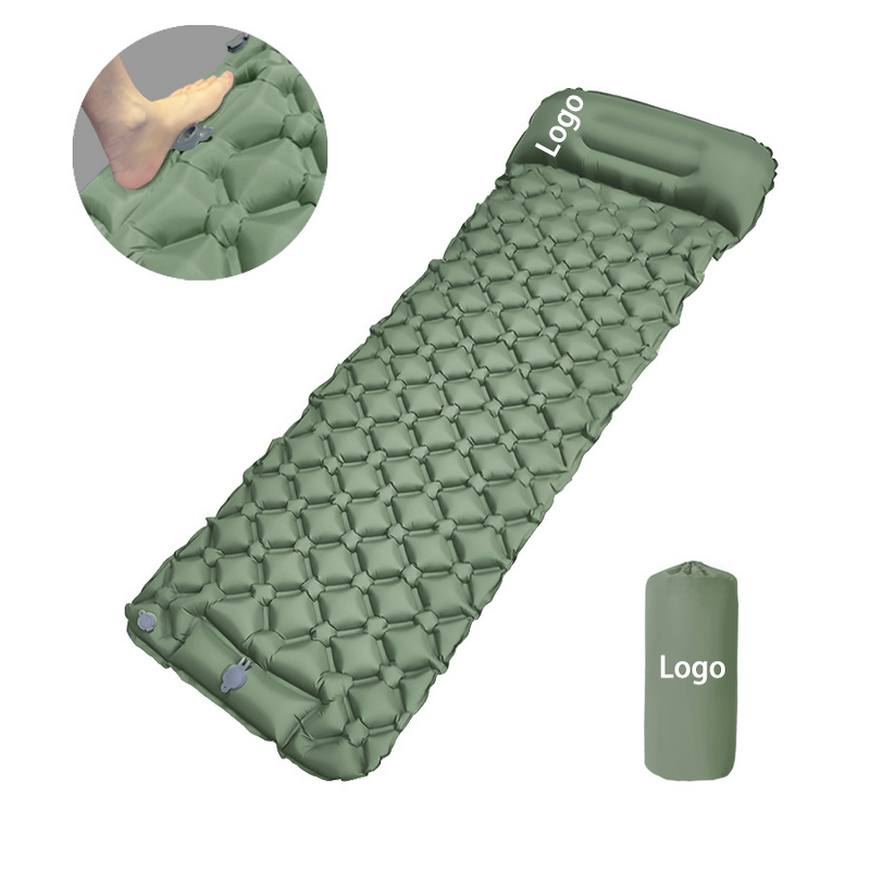 Air Mattress Manufacturer - Portable Single Size Sleeping Pad with Pillow