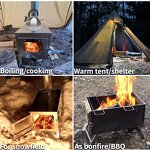 Portable Wood Stove Factory - Stainless Steel Hot Tent Stove for Cooking