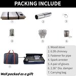 Stainless Steel Camping Stove Manufacturer - Portable Lightweight Secondary Combustion