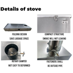 Portable Wood Stove Factory - Stainless Steel Folding Hot Tent Stove