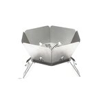 Portable BBQ Grill Factory - Foldable Square Stainless Steel Fire Pit