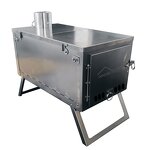 Lightweight Titanium Tent Stove Factory - Folding Backpack Stove with Chimney