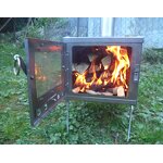 Titanium Tent Stove Factory - with 2.5m Chimney Spark Arrestor Wood Stove