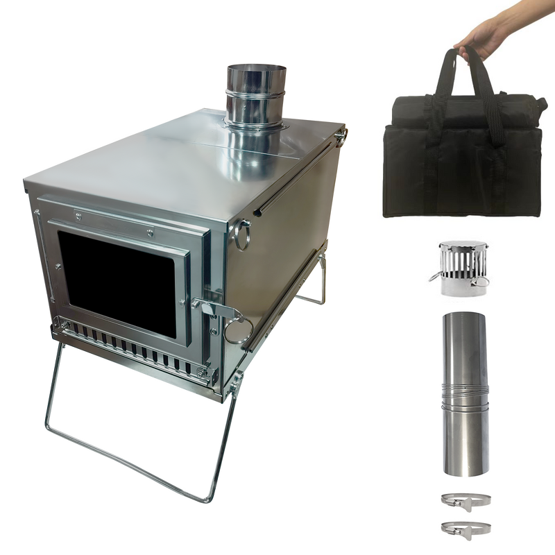 Stainless Steel Camping Stove Supplier - Portable Lightweight Hot Tent Stove