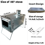 Stainless Steel Camping Stove Supplier - Portable Lightweight Hot Tent Stove