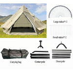 Luxury Camping Tent Manufacturer - Extra Large 5m Oxford Family Bell Tent