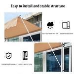 Retractable Patio Awning Manufacturer - Customizable Weather-Resistant Canopy