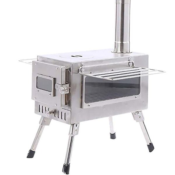 Stainless Steel Camping Stove Manufacturer - Portable Hot Tent Stove with Chimney