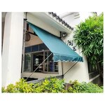Outdoor Awning Factory - Folding Punch-free Manual Garden Balcony Awning