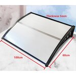 PC Sunlight Board Awning Supplier - Garden Patio UV Protection Canopy