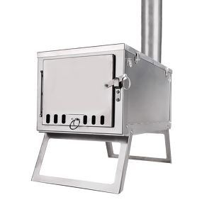 Lightweight Titanium Tent Stove Factory - Folding Backpack Stove with Chimney