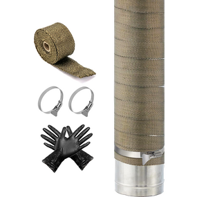 Tent Stove Pipe Wrap Supplier - Heat Resistant Basalt Fibers Insulation Tape