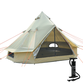 Inflatable Camping Tent Factory - Luxury Yurt Pop up Tents with Stove Jack